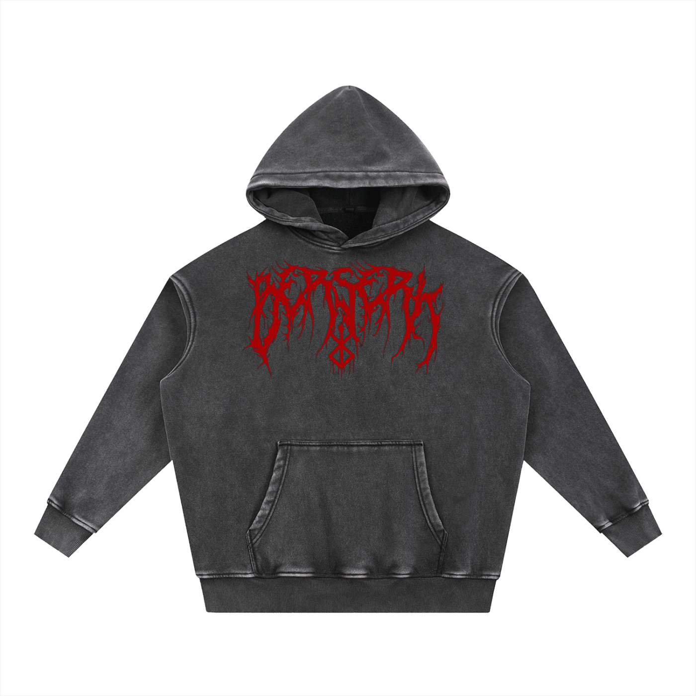 Berserk Snow Wash Hoodie - Wony store