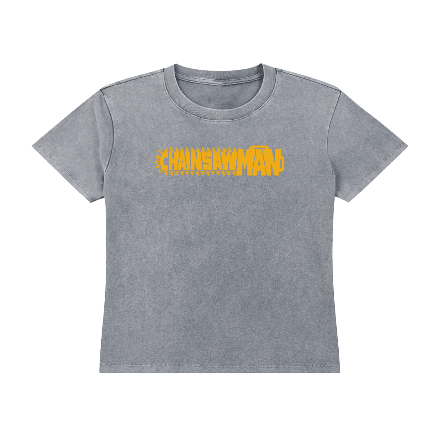 Chainsaw Man Washed Drop Shoulder Tee - Wony store