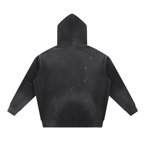 Chainsaw Man Washed Frayed Fleece Hoodie - Wony store